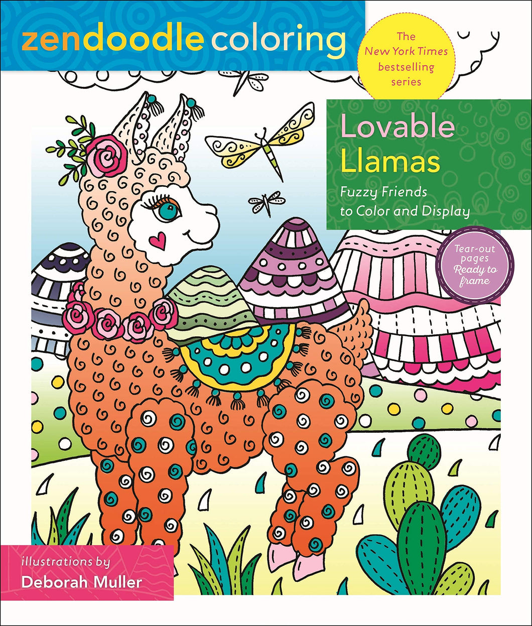 Zendoodle Coloring: Lovable LLamas