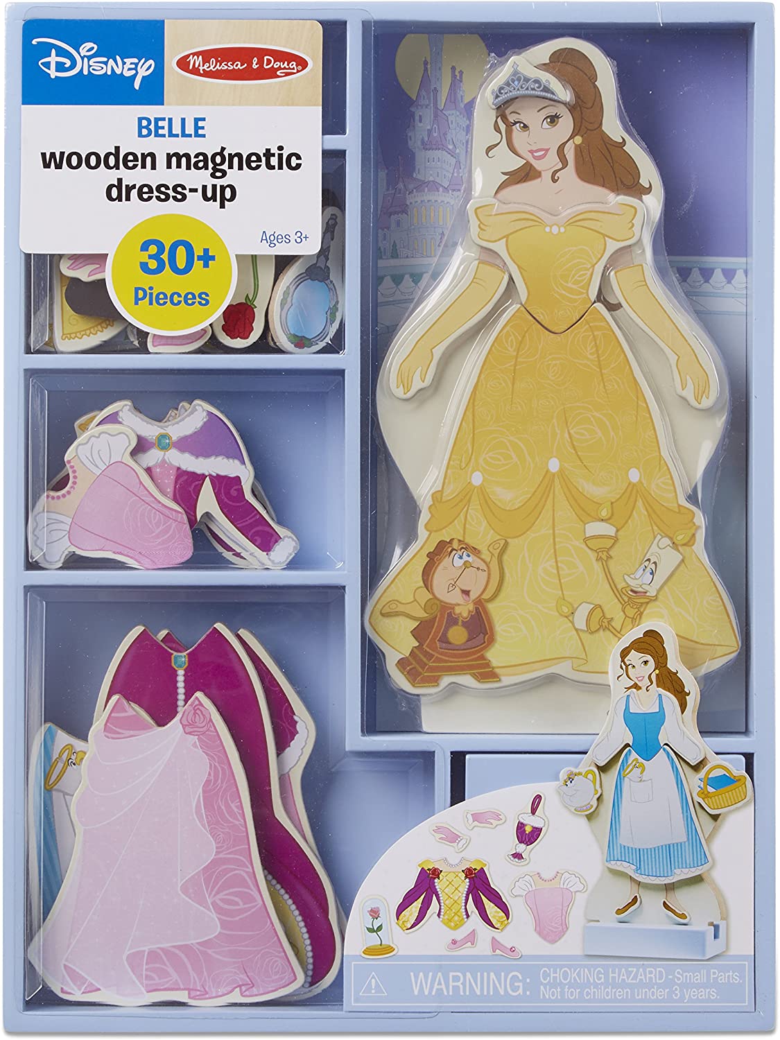 princess magnetic dress up Belle Wooden Magnetic Dress-Up – Libby Lou's