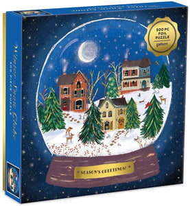 Winter Snow Globe 500 pc Puzzle