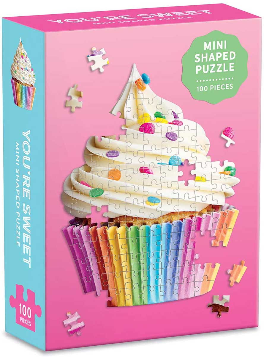 Mini Shaped Puzzle Cupcake 100pc