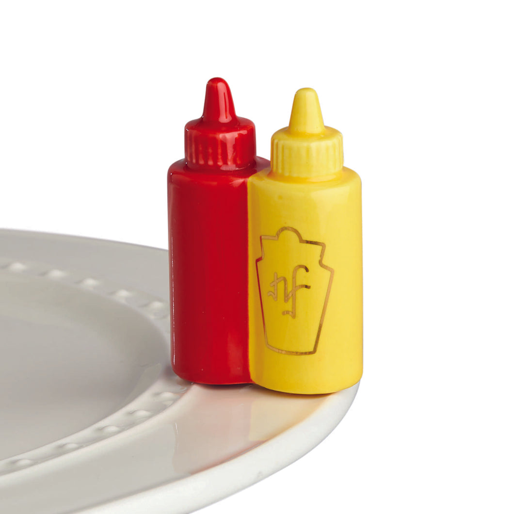 Main Squeeze Ketchup & Mustard Nora Fleming Mini