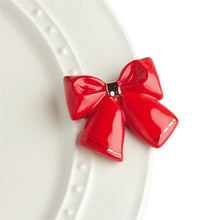 Load image into Gallery viewer, Wrap It Up Red Bow Nora Fleming Mini
