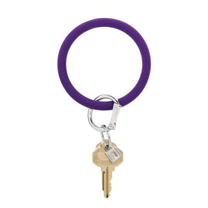 Big O Silicone Key Ring - Deep Purple