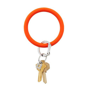 Big O Silicone Key Ring - Orange Crush