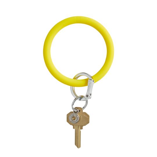 Big O Silicone Key Ring - Yes Yellow