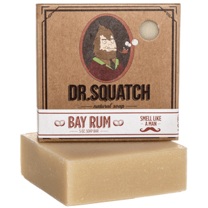 Dr. Squatch Bay Rum 5oz Men's Bar Soap