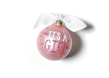 Load image into Gallery viewer, It&#39;s a Girl Popper 100mm Glass Ornament

