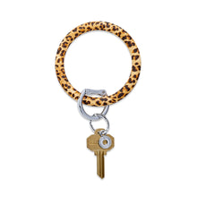 Load image into Gallery viewer, Big O SIlicone Key Ring- Cheetah

