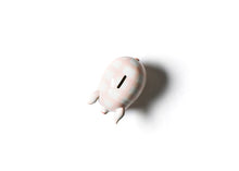 Load image into Gallery viewer, Gingham Piggy Bank Pink
