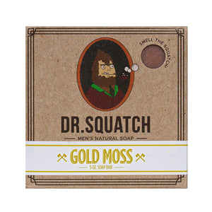 Dr. Squatch Gold Moss 5oz Men's Bar Soap