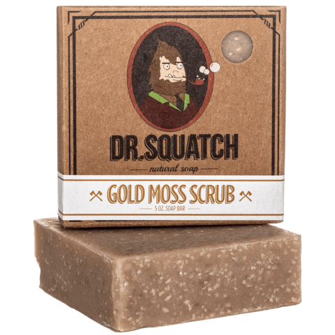 Dr. Squatch Gold Moss 5oz Men's Bar Soap