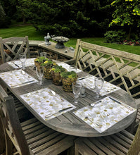 Load image into Gallery viewer, DAISY PAPER PLACEMATS IN GREY
