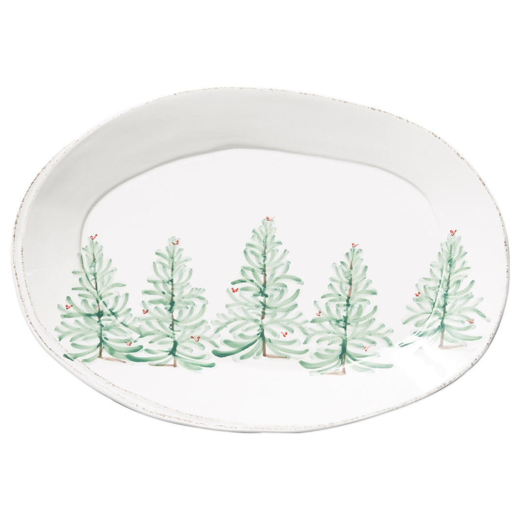 Lastra Holiday Large Oval Platter