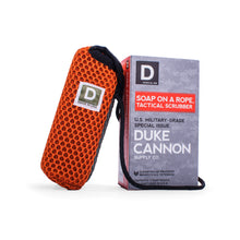 Load image into Gallery viewer, Duke Cannon Soap On A Rope Tactical Scrubber
