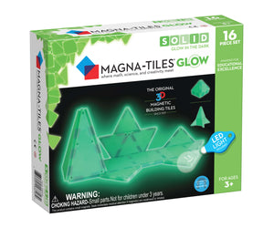 Magna-Tiles® Glow in the Dark 16-Piece Set
