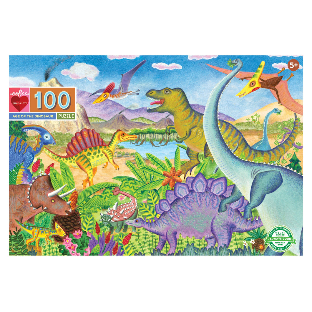 Age of the Dinosaur 100 Piece Puzzle
