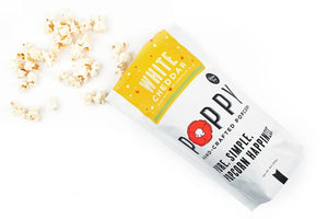 Poppy Popcorn  White Cheddar Market Bag