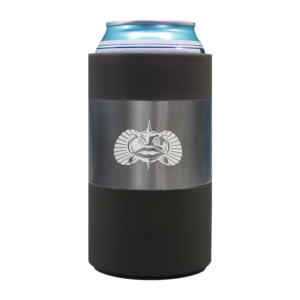 Non Tipping Can Cooler - Graphite