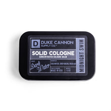 Load image into Gallery viewer, Duke Cannon Solid Cologne Midnight Swim
