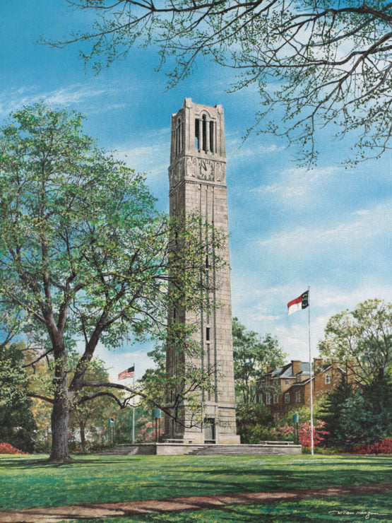NC STATE MEMORIAL BELL TOWER 550 PIECE PUZZLE
