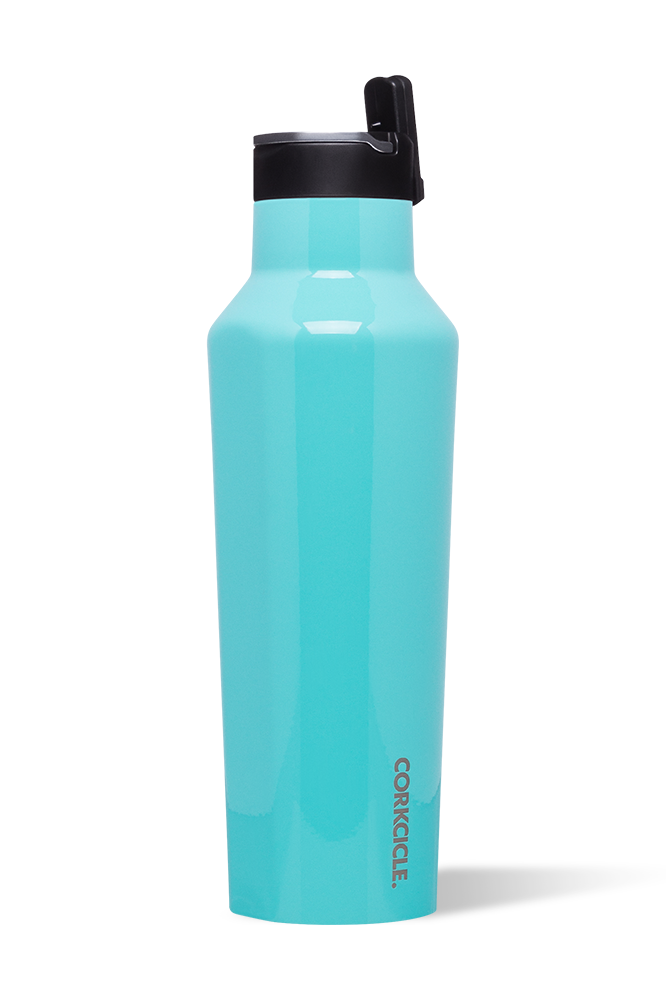 Corkcicle  Sport Canteen 20oz Gloss Turquoise