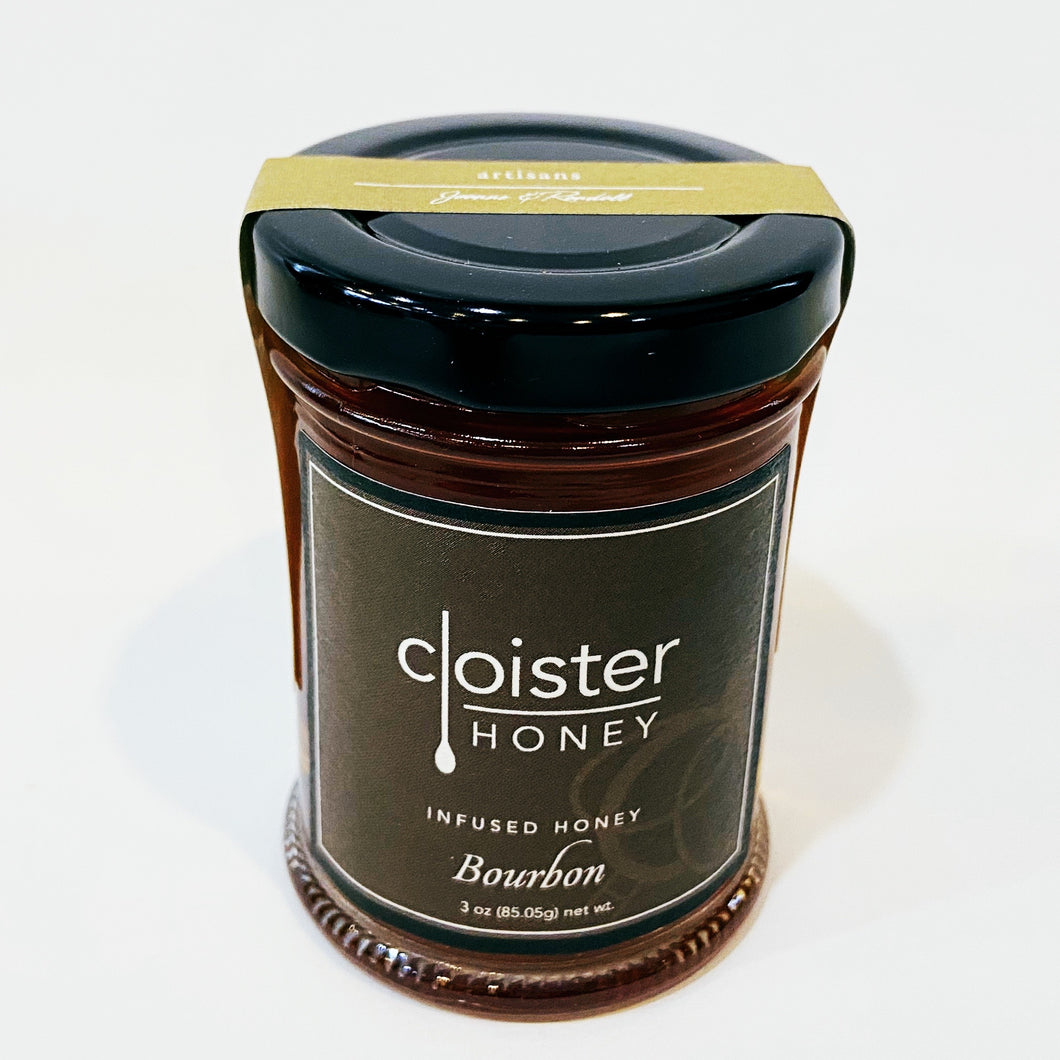 Cloister Bourbon Infused Honey 3oz