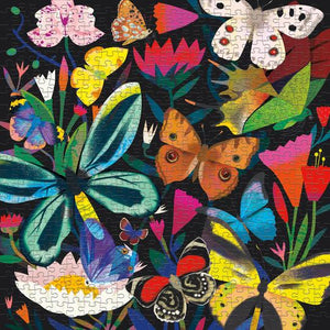 Glow In the Dark Butterflies Illuminated 500pc Puzzle