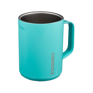 Corkcicle Mug -16oz Gloss Turquoise