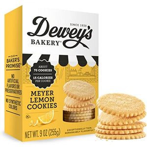 Meyer Lemon Cookie Thins 9oz Box