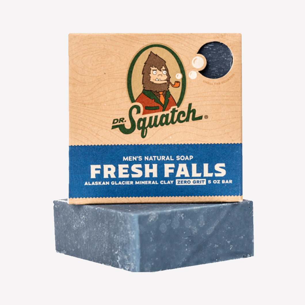 Dr. Squatch Fresh Falls  5oz Men's Bar Soap