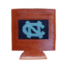 Load image into Gallery viewer, North Carolina Dark Navy Needlepoint Can Cooler
