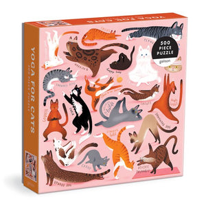 Yoga For Cats 500 pc Puzzle