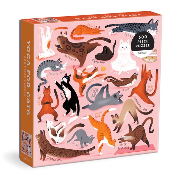 Yoga For Cats 500 pc Puzzle