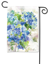 Load image into Gallery viewer, Blue Hydrangeas Garden Flag
