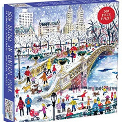 Bow Bridge In Central Park By Michael Storrings 500 Piece Jigsaw Puzzle
