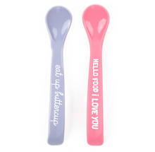 Load image into Gallery viewer, Eat Up Hello Food Spoon Set
