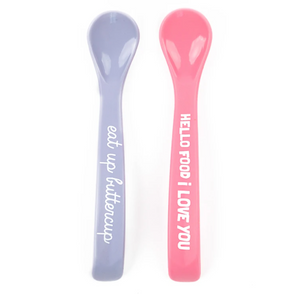 Eat Up Hello Food Spoon Set