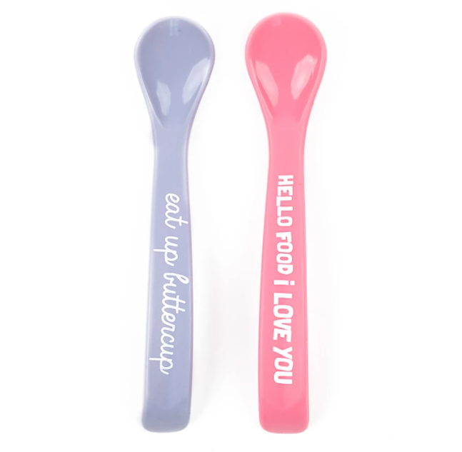Eat Up Hello Food Spoon Set