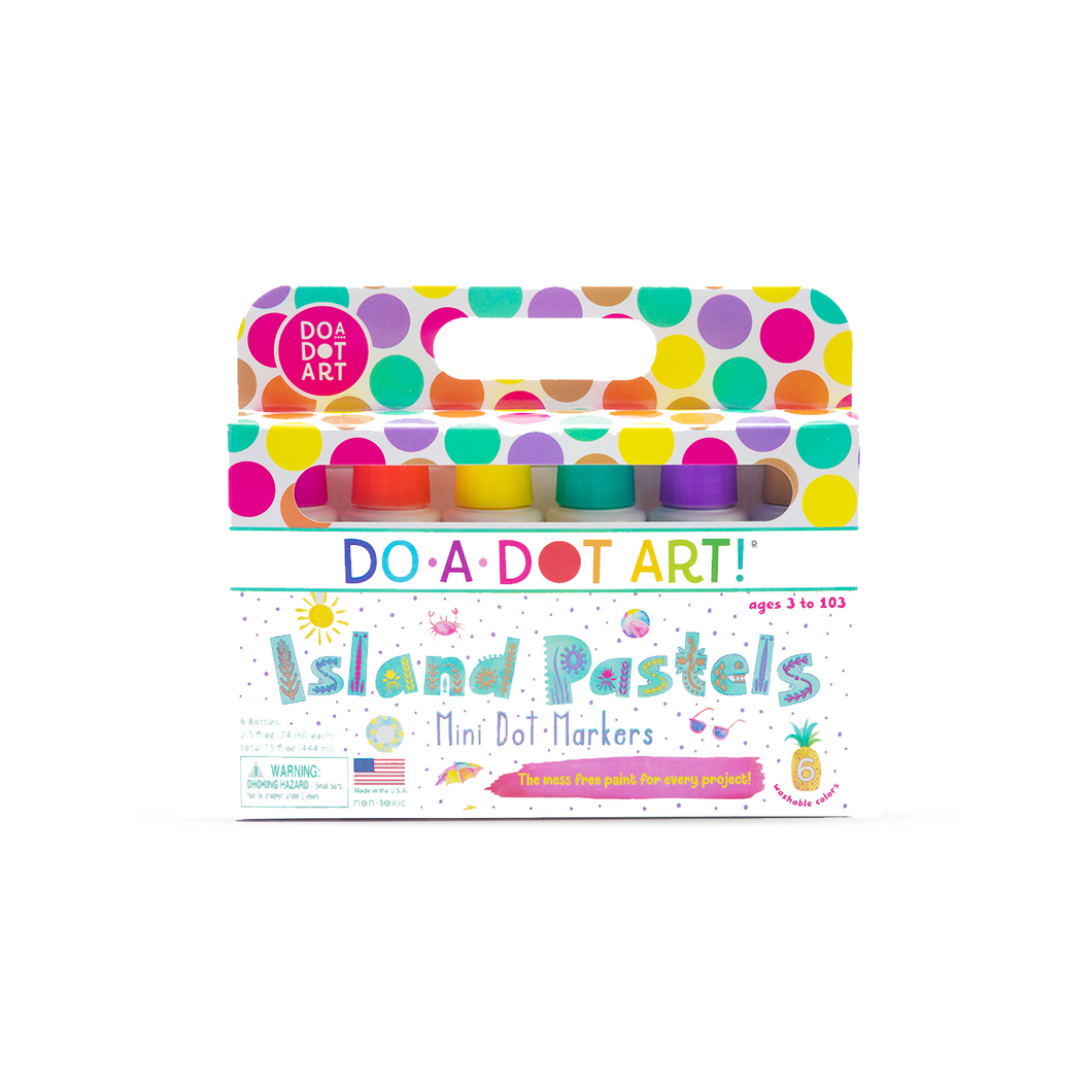 DO A DOT MARKERS 6PK ISLAND PASTELS