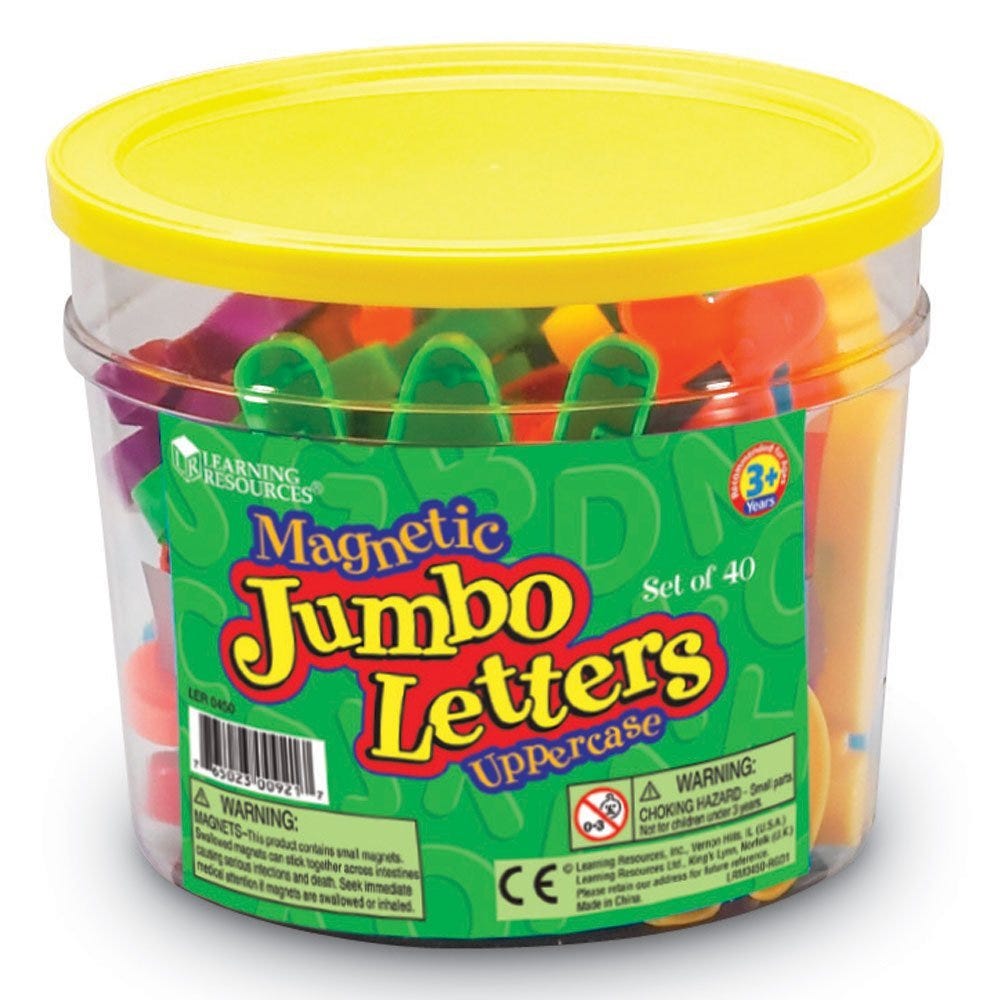 Jumbo Uppercase Magnetic Letters