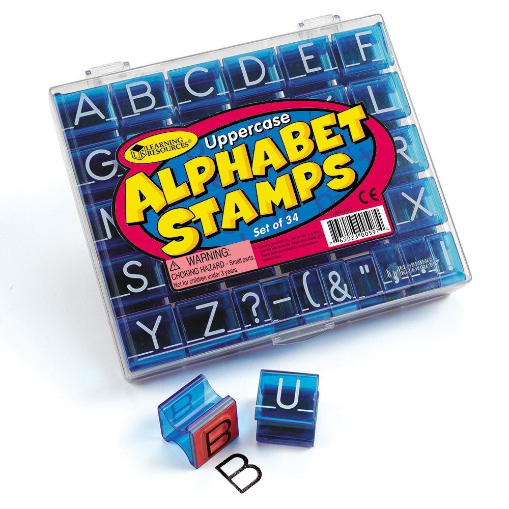 Alphabet Stamps Uppercase