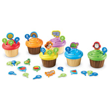 Load image into Gallery viewer, ABC Party Cupcake Toppers
