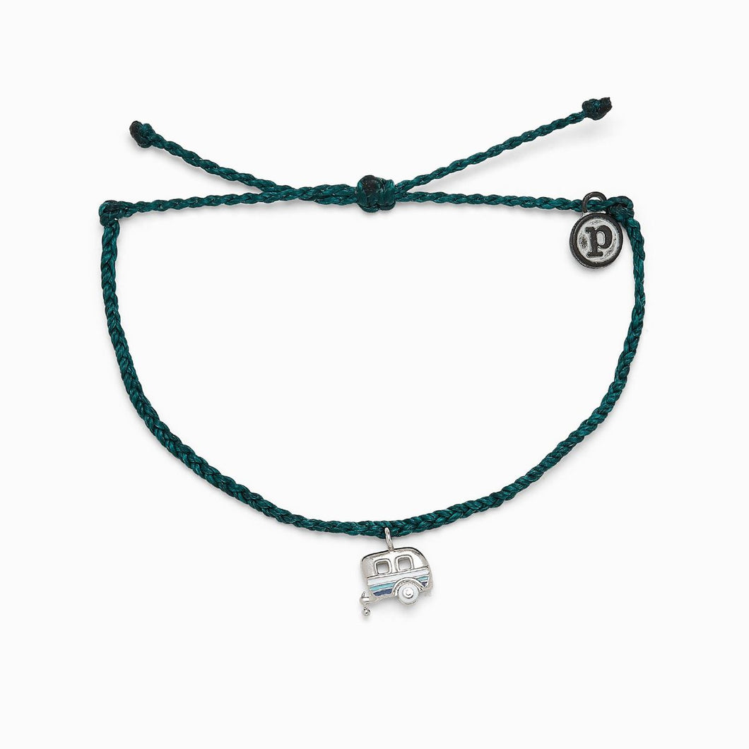 On the Road Silver Teal O/S  Bracelet