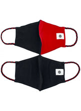Load image into Gallery viewer, Pomchies Black/Red Mask 2 pk
