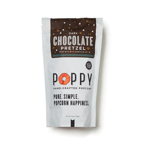 Poppy Popcorn Dark Chocolate Pretzel Market Bag