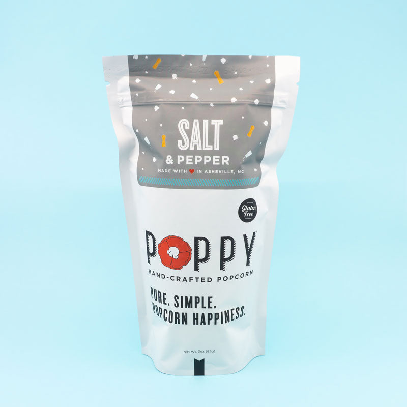 Poppy Popcorn Salt & Pepper Market Bag