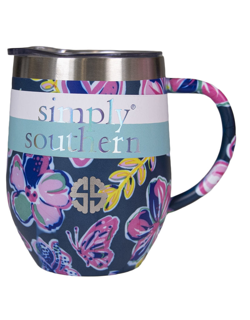 Simply Southern Tumbler Mug Butterfly