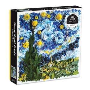 Starry Night Petals 500 Pc Puzzle
