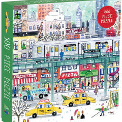 New York City Subway By Michael Storrings 500 Piece Jigsaw Puzzle